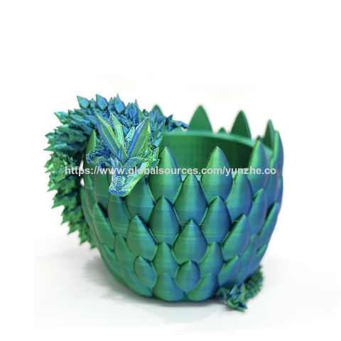 Bestseller Dekoratives 3D-gedrucktes Drachenei Kristall Drachenei Halloween und Weihnachten Drachenei Kristall Drago Modell