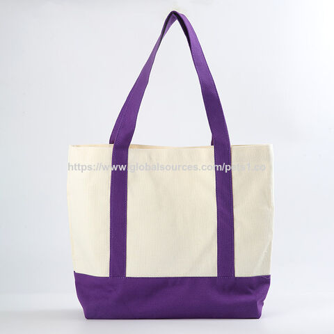 Grand Sac Fourre-Tout Super Résistant en Toile de Coton, Sacs d'Épicerie Réutilisables, Sacs en Tissu pour Femmes et Filles