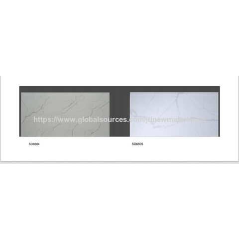 Tabla de cuarzo diseño Calacatta, piedra artificial en tamaño máximo de 3300x1900mm con precio barato al por mayor de fábrica