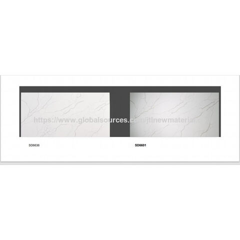 Tabla de cuarzo diseño Calacatta, piedra artificial en tamaño máximo de 3300x1900mm con precio barato al por mayor de fábrica