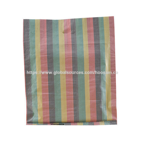 Sacos de tecido PP reciclado de alta qualidade, sacola de compras portátil