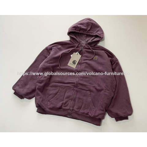 Carhartt American Heavy Wash im Großhandel für Vintage-inspirierte Kapuzenjacken mit Reißverschluss, Classic Vista Mäntel für Damen und Herren