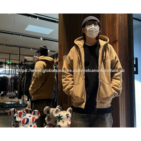 Carhartt American Heavy Wash im Großhandel für Vintage-inspirierte Kapuzenjacken mit Reißverschluss, Classic Vista Mäntel für Damen und Herren