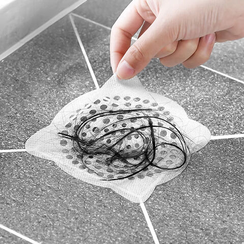 Disposable Sewer Anti - Clogging Filter, Hair - Blocking Floor Drain Sticker for Bathroom Shower Drain in Toilet