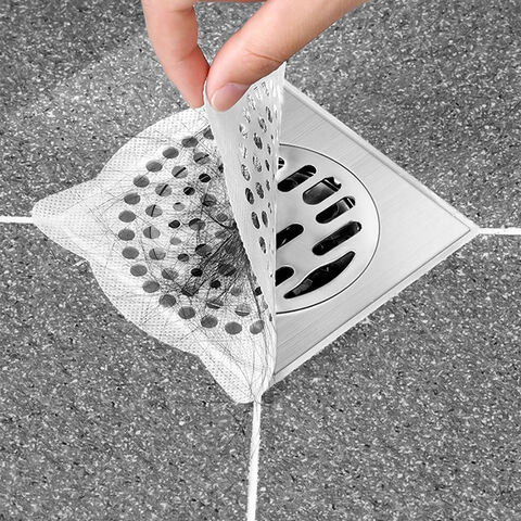 Disposable Sewer Anti - Clogging Filter, Hair - Blocking Floor Drain Sticker for Bathroom Shower Drain in Toilet
