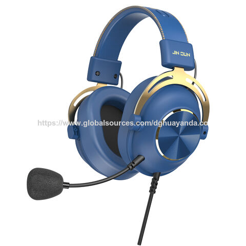 Direkt vom Hersteller: Blaues kabelgebundenes Headset für Gaming, USB-Version für Gamer PC Laptop