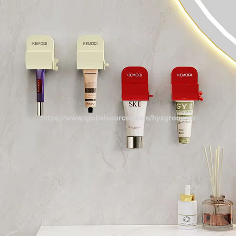Distributeur de Dentifrice Manuel OEM/ODM Anti-Odeur Étanche Rouleau en Plastique ABS Presse-Tube Accessoires de Salle de Bain Fournitures