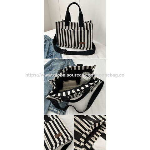 Sacola de ombro feminina, casual, de lona, reutilizável, ecológica, para compras e viagens
