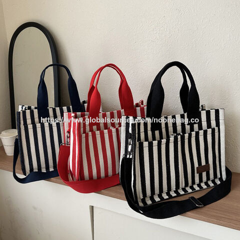 Sacola de ombro feminina, casual, de lona, reutilizável, ecológica, para compras e viagens