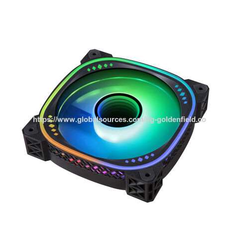 Ventilateur de Refroidissement Silencieux Golden Field Prism Ⅱ 12cm PWM+ARGB pour Boîtier PC, Refroidisseur d'Air, Design Populaire, Meilleure Vente