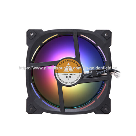 Ventilateur de Refroidissement Silencieux Golden Field Prism Ⅱ 12cm PWM+ARGB pour Boîtier PC, Refroidisseur d'Air, Design Populaire, Meilleure Vente
