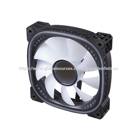 Ventilateur de Refroidissement Silencieux Golden Field Prism Ⅱ 12cm PWM+ARGB pour Boîtier PC, Refroidisseur d'Air, Design Populaire, Meilleure Vente