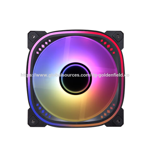 Ventilateur de Refroidissement Silencieux Golden Field Prism Ⅱ 12cm PWM+ARGB pour Boîtier PC, Refroidisseur d'Air, Design Populaire, Meilleure Vente