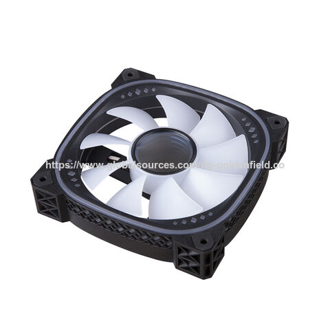 Ventilateur de Refroidissement Silencieux Golden Field Prism Ⅱ 12cm PWM+ARGB pour Boîtier PC, Refroidisseur d'Air, Design Populaire, Meilleure Vente