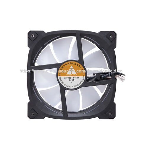 Ventilateur de Refroidissement Silencieux Golden Field Prism Ⅱ 12cm PWM+ARGB pour Boîtier PC, Refroidisseur d'Air, Design Populaire, Meilleure Vente