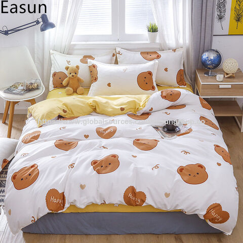 Precio de fábrica microfibra colcha pájaro edredón patchwork patrones edredón hogar sofá cama conjunto estrella funda nórdica sábana blanca