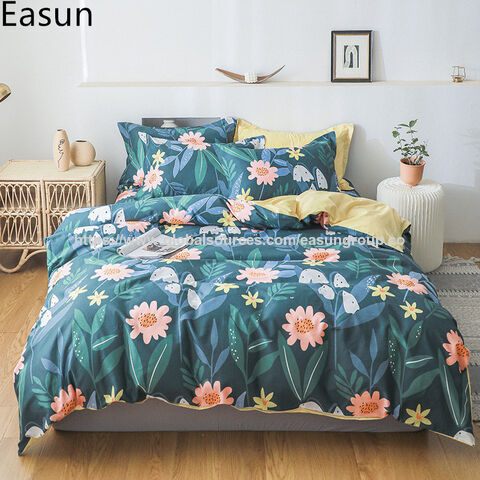 Precio de fábrica microfibra colcha pájaro edredón patchwork patrones edredón hogar sofá cama conjunto estrella funda nórdica sábana blanca