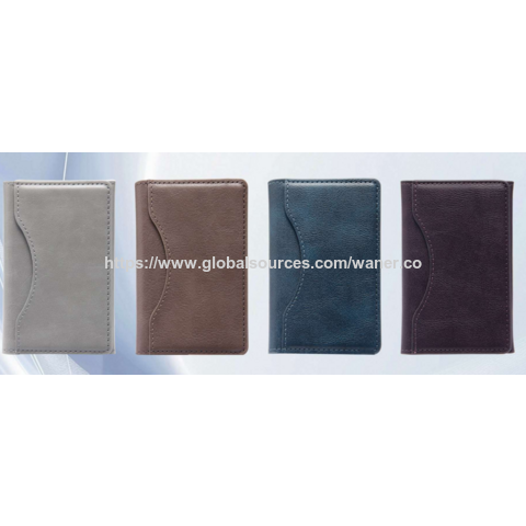 Estojo Magnético de Fixação Rápida para Cartões: Proteção RFID, Capacidade para 3 Cartões, Material PU Durável para Uso Diário