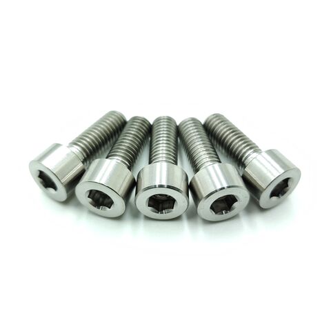 Vis à Tête Cylindrique à Six Pans Creux en Titane DIN 912 Personnalisées en Stock