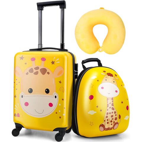 Aufsitzbarer Kinderkoffer, Abschleppbares Kleinkindgepäck | Handgepäck Süße Tasche mit Rädern | Kinderkoffer und Flugreise-Essentials