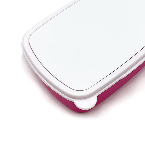 Lancheira Bento de Plástico Ecológico para Crianças e Adultos, Sublimação em Branco, Estilo Japonês com Divisória, de Venda Quente