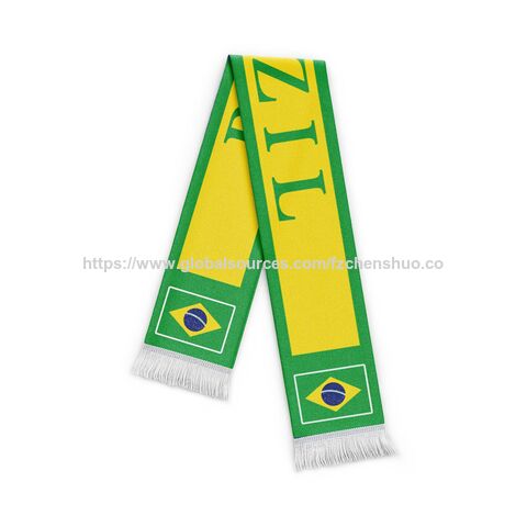 Großhandel Individuelle Team Logo Sport Fußball Fans Schals Anfeuern Doppelseitig Spandex Satin Dekoration Ornament