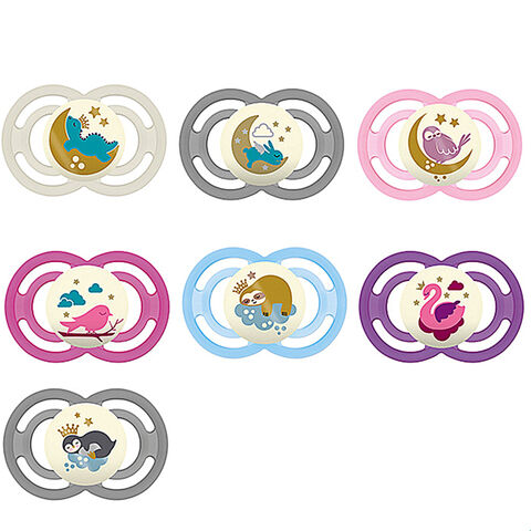 Empeng bayi BPA Free lembut seperti ASI bercahaya artefak penyapihan bayi teether silikon