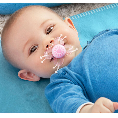 Empeng bayi BPA Free lembut seperti ASI bercahaya artefak penyapihan bayi teether silikon
