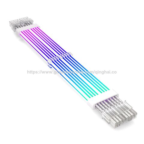 Kabel RGB 2*8pin, Ekstensi Kabel RGB PSU - 5V 3Pin ARGB Teralamatkan