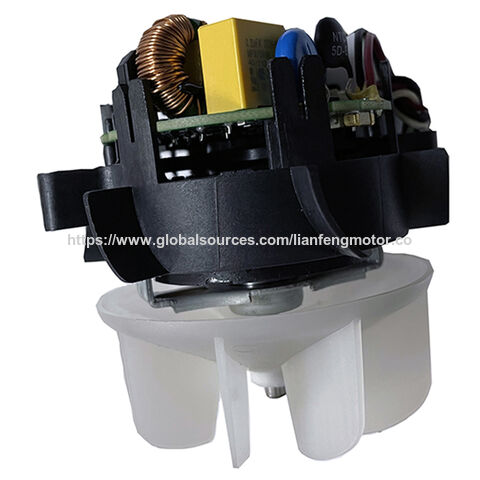 Motor DC sin escobillas para secador de pelo con eje de 4.5mm, motor de secador de pelo de 110V o 220V de alta velocidad