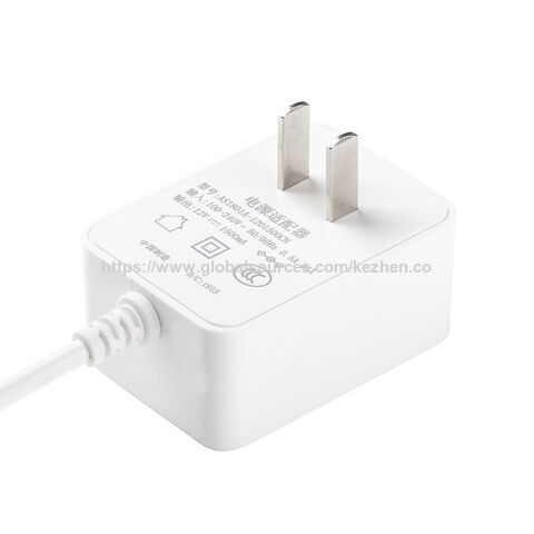 Adaptateurs d'alimentation à découpage AC DC, alimentation, chargeurs de batterie 12V 1.5A avec prise US et approbation UL FCC PSE
