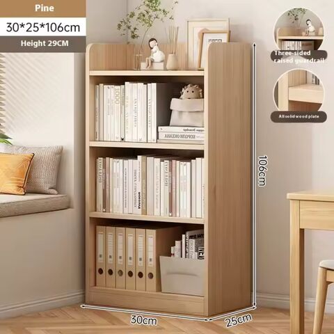 Modernes Design Mehrzweck-Holzbücherregal Praktischer Aufbewahrungsschrank für Büchersammlung für Wohnzimmer Schlafzimmer Wohnmöbel