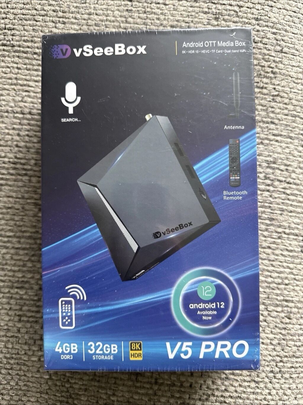 V5 Box New In 2025 Vseebox V5 Pro Fastest 8k Hdr Android Tv Box With Voice ...
