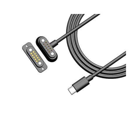 Cable magnético Tipo C a 5 pines con conector Pogo Pin