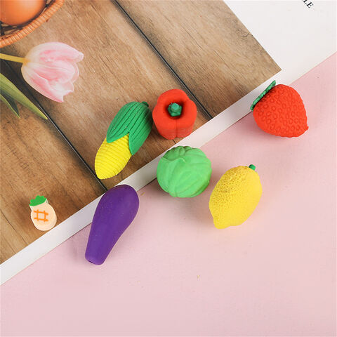 Goma de Borrar 3D Creativa, Pequeña, Linda, de Dibujos Animados, Novedosa, Material TPR, Borrador de Lápiz, Juguete para Niños - Ideal para Regalo y Papelería al por Mayor