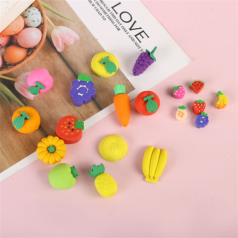 Goma de Borrar 3D Creativa, Pequeña, Linda, de Dibujos Animados, Novedosa, Material TPR, Borrador de Lápiz, Juguete para Niños - Ideal para Regalo y Papelería al por Mayor