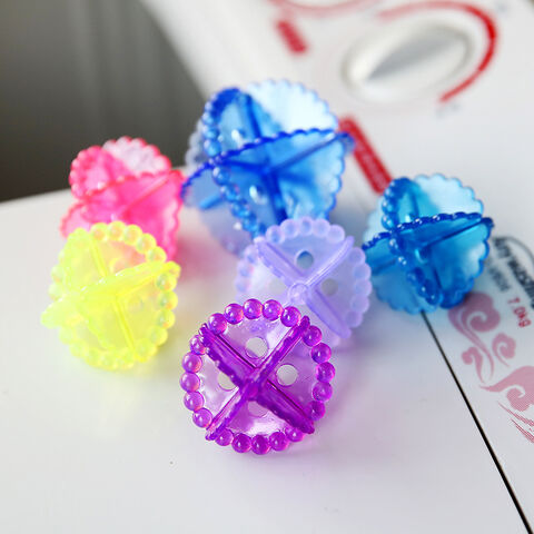Boules de lavage magiques colorées pour la décontamination, boules de cristal de nettoyage pour le linge, boule de soin pour sous-vêtements de machine à laver