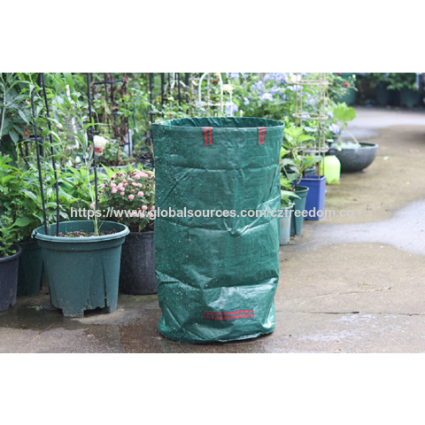 120-500L Large Capacity Garden Bag Reusable Leaf Sack Trash Can Foldable Garden Garbage Waste Collection Container Storage Bag