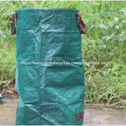 120-500L Large Capacity Garden Bag Reusable Leaf Sack Trash Can Foldable Garden Garbage Waste Collection Container Storage Bag