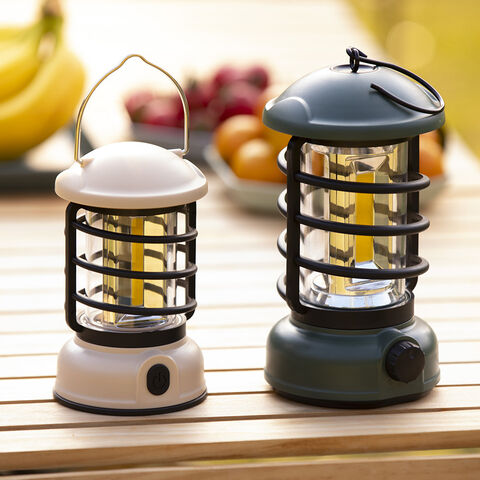 Lanternes de Camping LED Rétro Multifonctionnelles d'Extérieur en Gros, Luminosité Réglable, Éclairage d'Ambiance