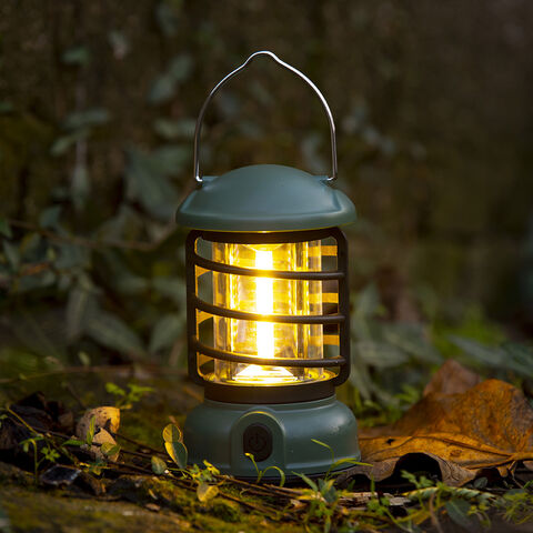 Lanternes de Camping LED Rétro Multifonctionnelles d'Extérieur en Gros, Luminosité Réglable, Éclairage d'Ambiance