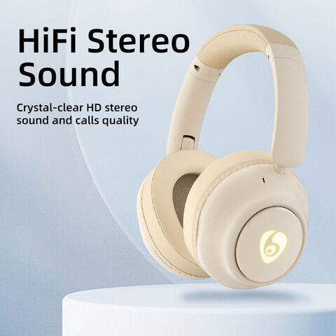 Auriculares Bluetooth con Cancelación Activa de Ruido (ANC) Ovleng FF93, Audífonos Inalámbricos Estéreo HiFi