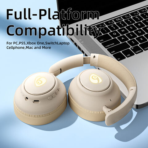 Auriculares Bluetooth con Cancelación Activa de Ruido (ANC) Ovleng FF93, Audífonos Inalámbricos Estéreo HiFi