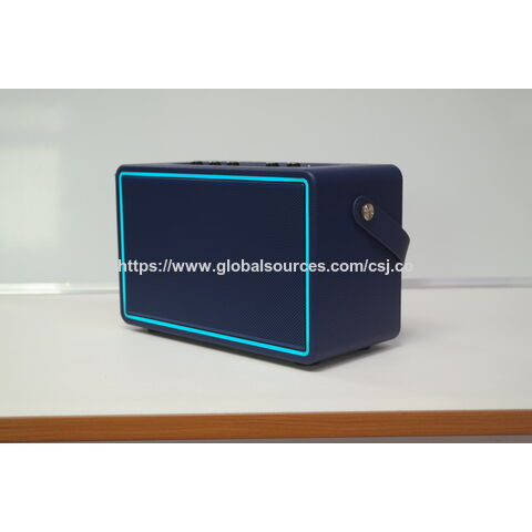 Dernière conception Haut-parleurs Hifi actifs d'extérieur 80W Enceinte Bluetooth musicale en bois