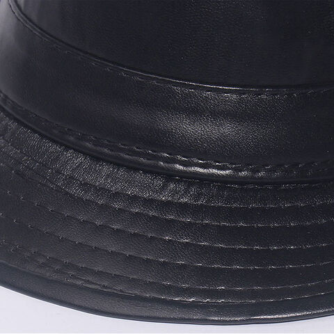 Chapéu Jazz Estilo Britânico Vintage PU Imitação de Couro Aba Curta Chapéus Formais Masculinos Ideal para Presente