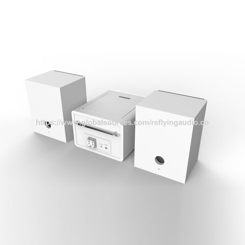 Radio Internet en gros dans une conception de micro-système avec lecteur CD DAB FM BT MP3, radio-réveil avec haut-parleurs 30W*2