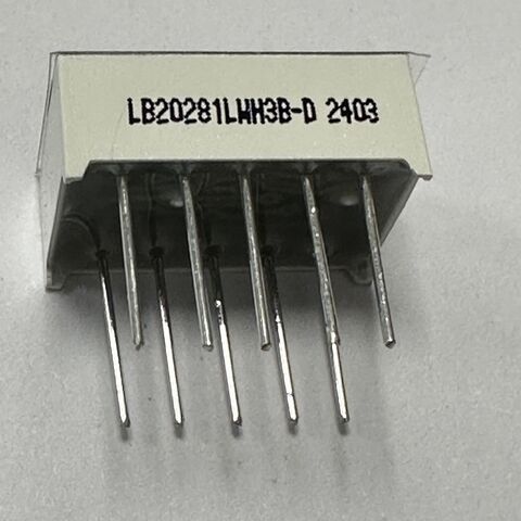 Pantalla LED de 7 segmentos y 2 dígitos, súper brillante, blanca, 7 mm, cátodo común para electrodomésticos