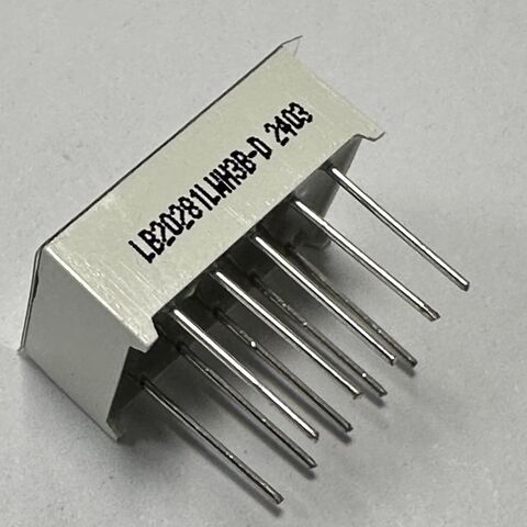 Pantalla LED de 7 segmentos y 2 dígitos, súper brillante, blanca, 7 mm, cátodo común para electrodomésticos