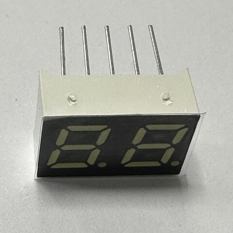 Pantalla LED de 7 segmentos y 2 dígitos, súper brillante, blanca, 7 mm, cátodo común para electrodomésticos