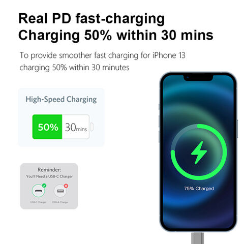 Cable de Datos USB-C a USB-C Magnético de Nylon Trenzado de 100W con Carga Rápida PD para iPhone/Tablet de la Mejor Calidad